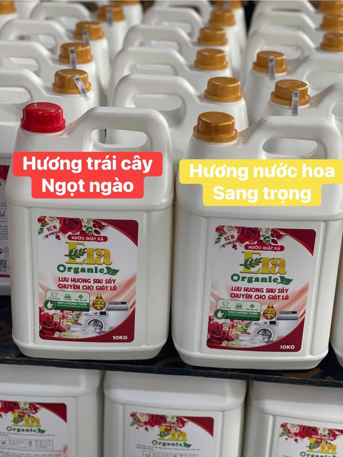 Hóa chất giặt là công nghiệp đóng can 10kg