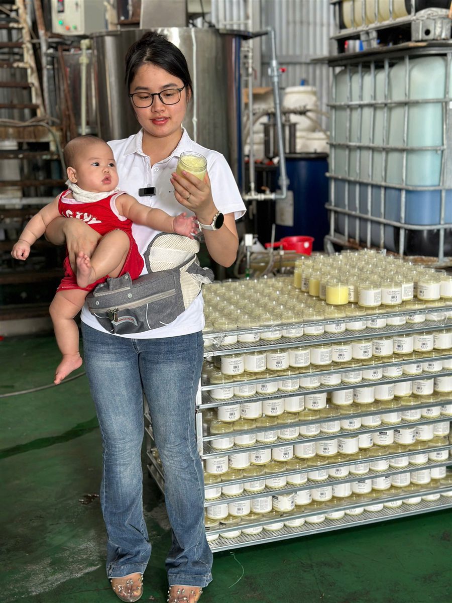 Khu vực đóng gói sản phẩm tại nhà máy gia công