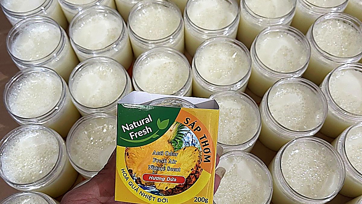 Sáp thơm SBI thành phẩm tại nhà máy