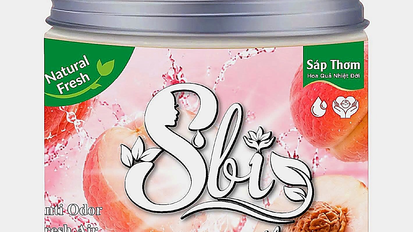 Hũ sáp thơm SBI hương đào nhãn riêng