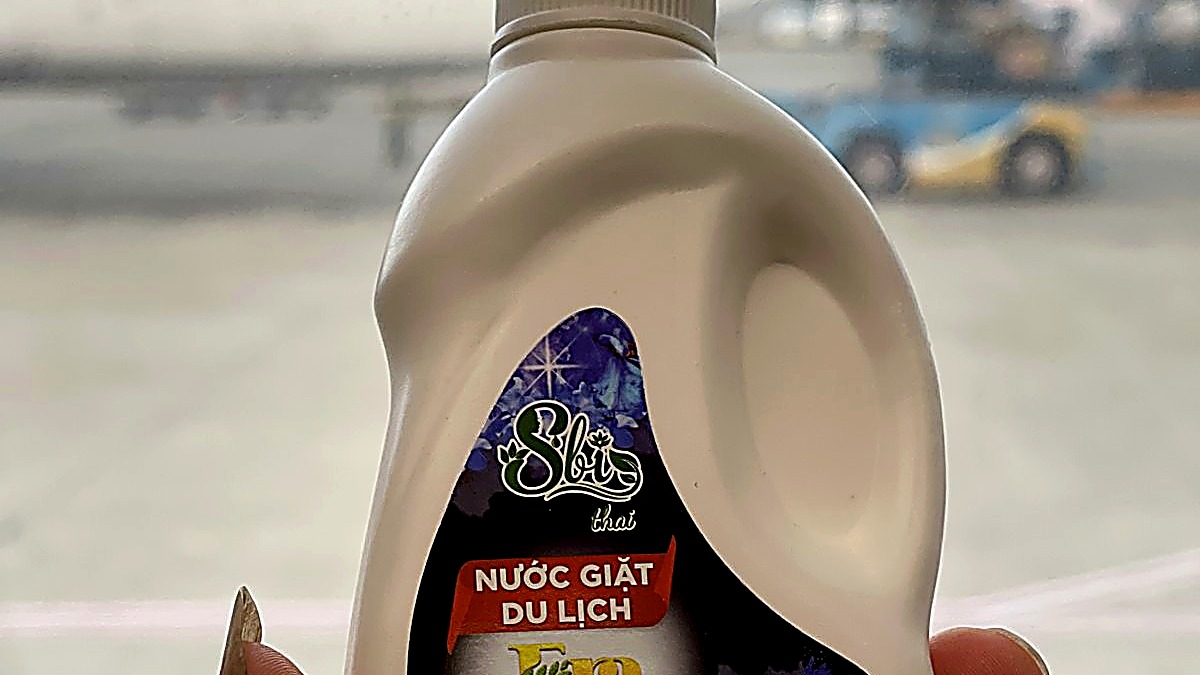 Nước giặt du lịch nhãn riêng do nhà máy SBI gia công