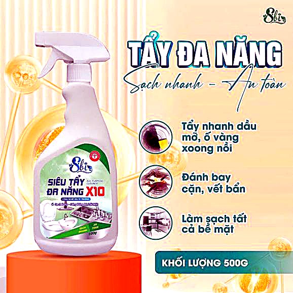 Bộ sản phẩm tẩy rửa gia dụng SBI