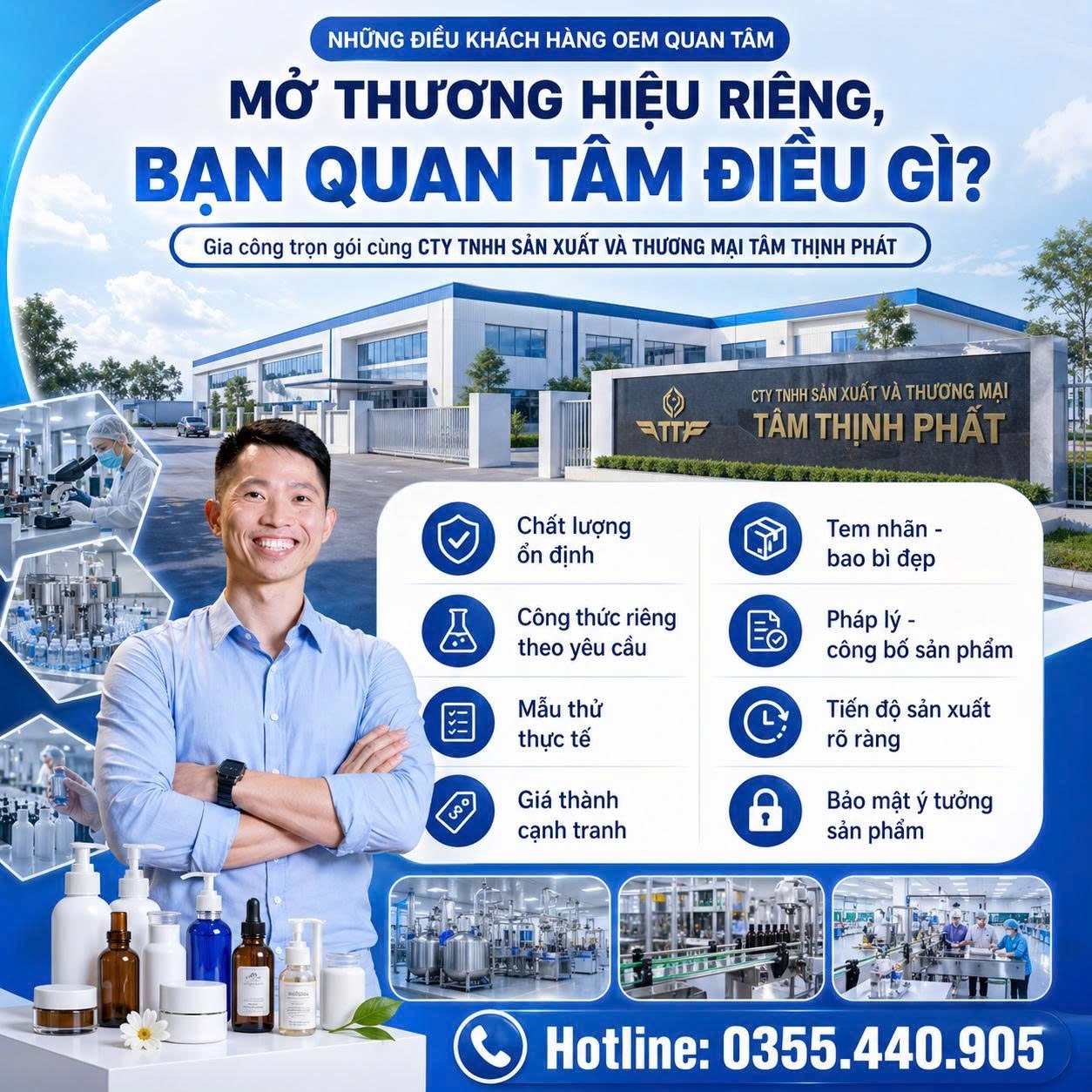 Anh Nguyễn Mạnh Tuấn, chủ nhà máy SBI
