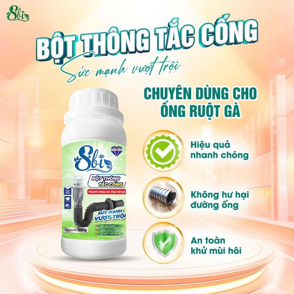 Chai nước tẩy bồn cầu dán nhãn thương hiệu riêng