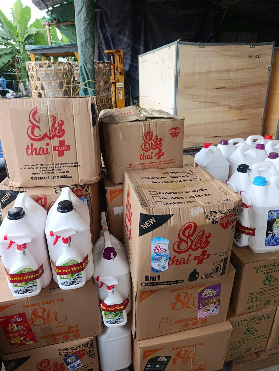 Hàng hoá phẩm nhãn riêng chuẩn bị giao