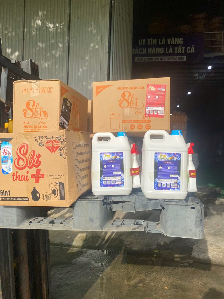 Khu vực đóng can tại nhà máy SBI