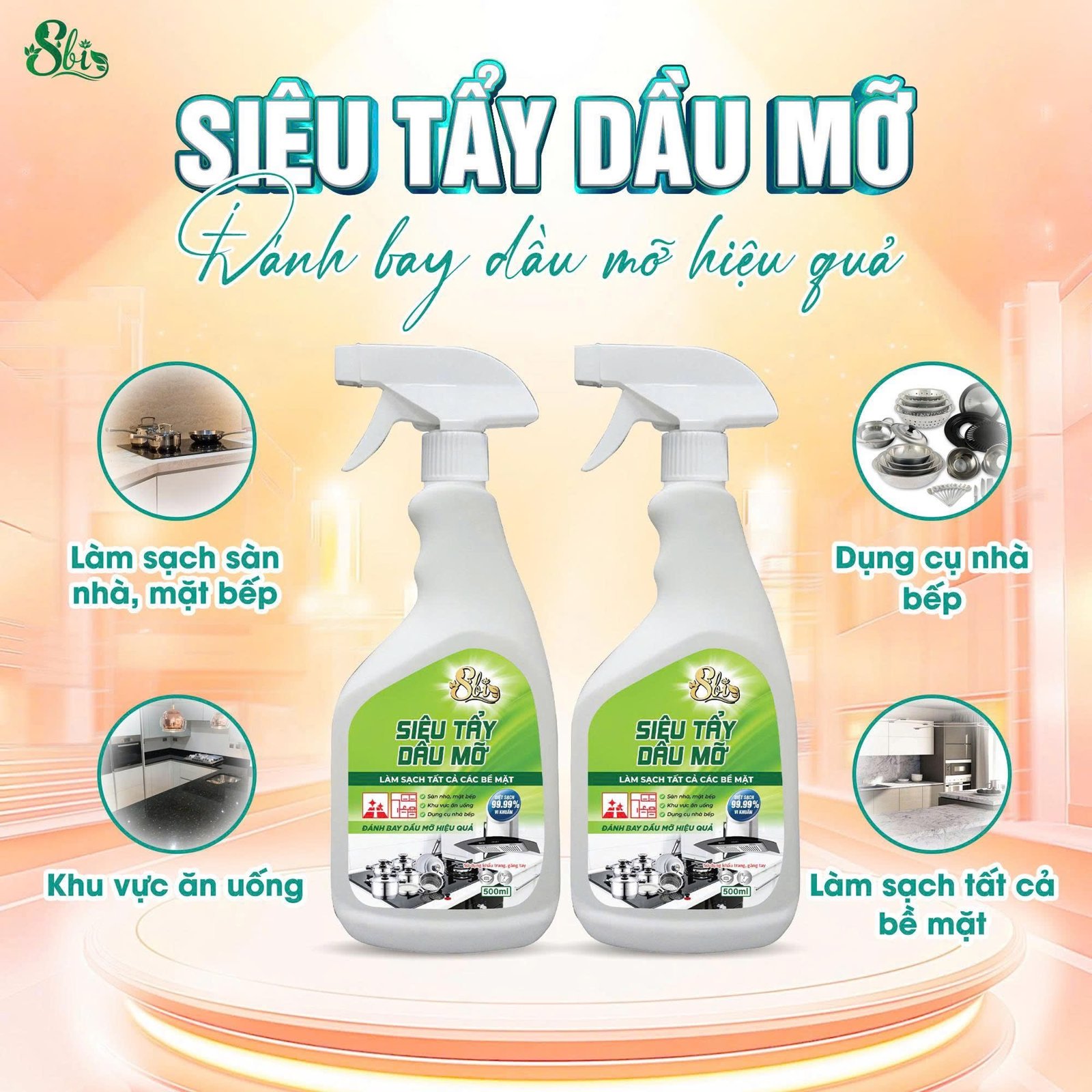 Sản phẩm nước rửa chén đóng chai tại nhà máy