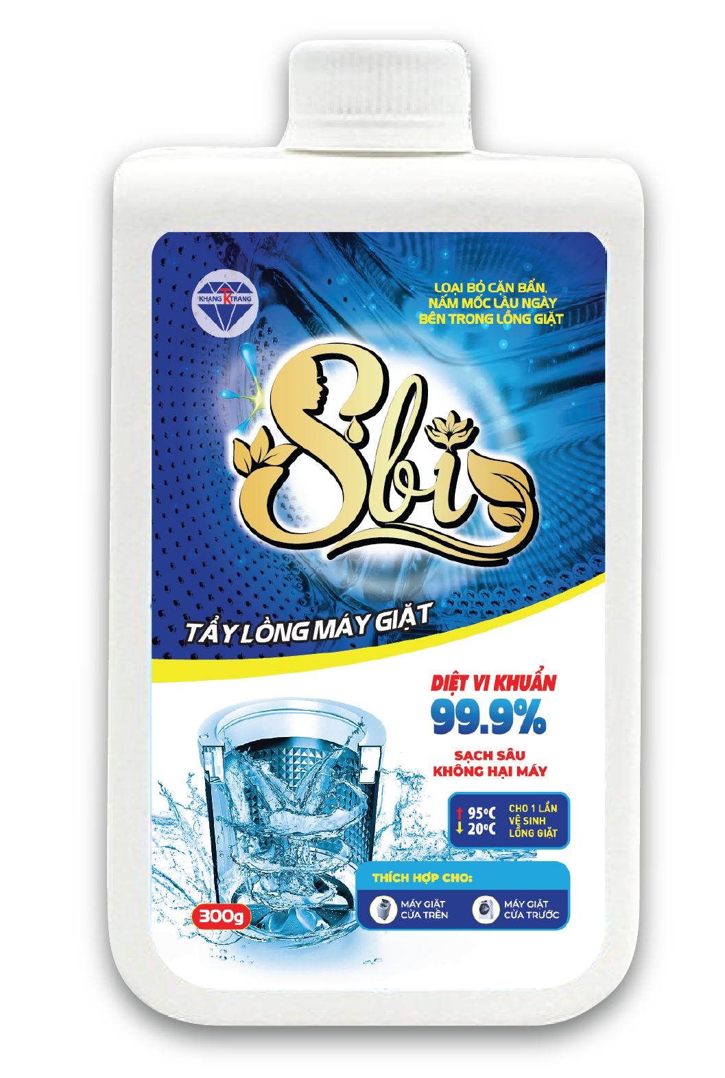 Bột tẩy lồng máy giặt SBI